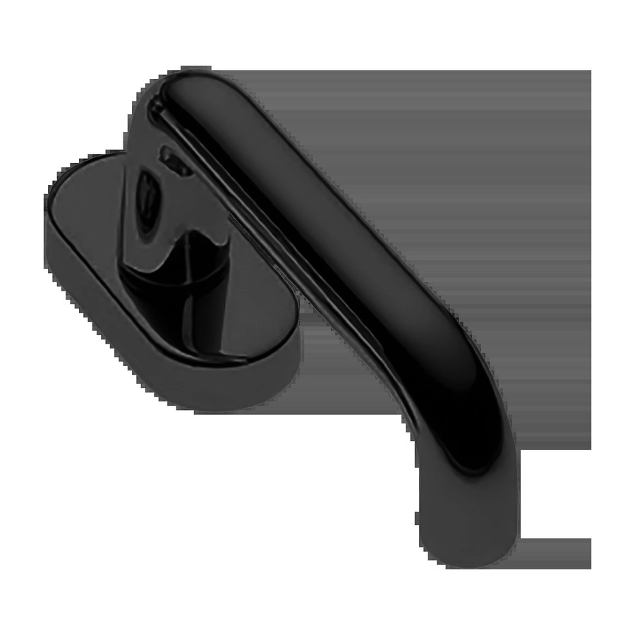 Ручка дверная IRIS W1 NERO-ST оконная с 4-х позицион. механизмом цвет черный soft touch