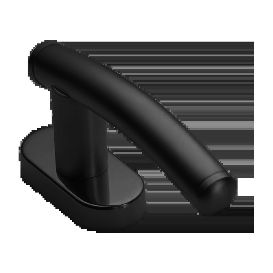Дверная фурнитура Ручка дверная LUNA W1 NERO-ST оконная с 4-х позицион. механизмом цвет черный soft touch
