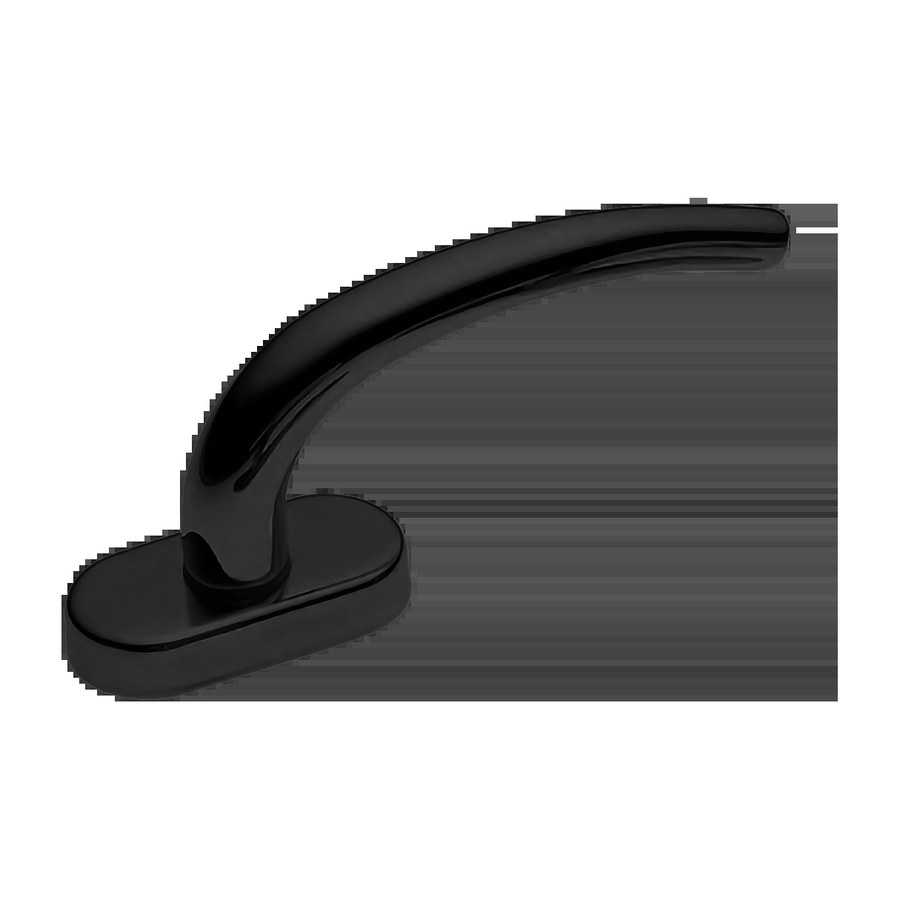 Ручка дверная LILLA W1 NERO-ST оконная с 4-х позицион. механизмом цвет черный soft touch