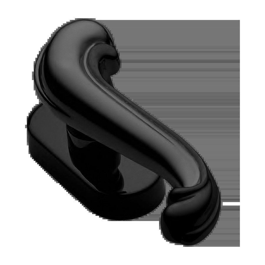 Ручка дверная BAROCCO W1 NERO-ST оконная с 4-х позицион. механизмом цвет черный soft touch