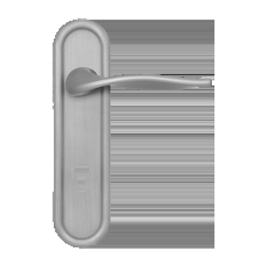 Ручка дверная SKYSCRAPER PLR KH BLANK на планке под ключевой цилиндр, цвет под покраску