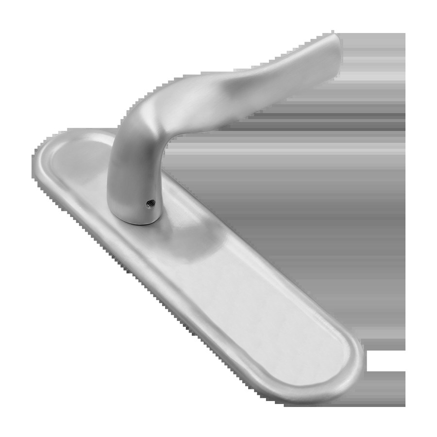 Дверная фурнитура Ручка дверная LVB PLR BLANK на планке, цвет под покраску