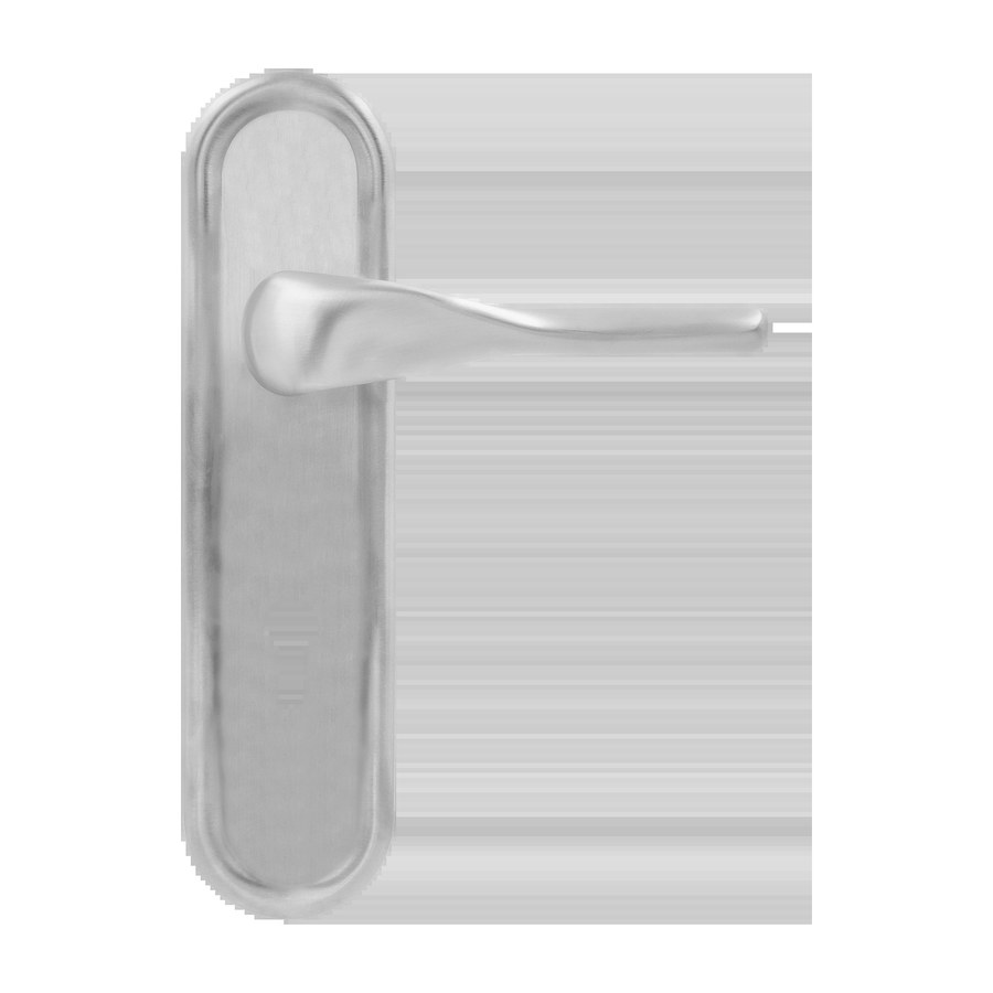 Дверная фурнитура Ручка дверная LVB PLR KH BLANK на планке под ключевой цилиндр, цвет под покраску