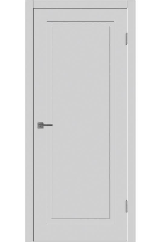 Межкомнатная дверь эмаль FLAT 1 светло серая