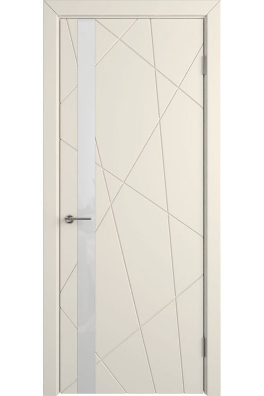 Межкомнатная дверь эмаль Flitta | Ivory | White Gloss