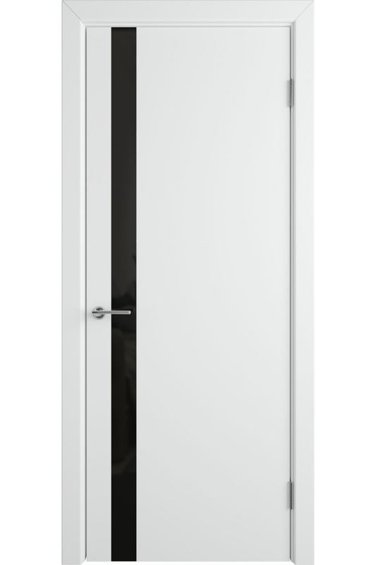 Межкомнатные двери Межкомнатная дверь эмаль Niuta Ett | Polar | Black Gloss